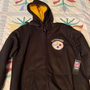 Nwt Pittsburg Steelers hooded zip sweatshirt